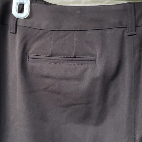 Talbots Petites stretch brown pants wide leg 16P - Picture 7 of 13